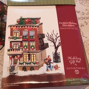 Parkside Holiday Brownstone Department 56